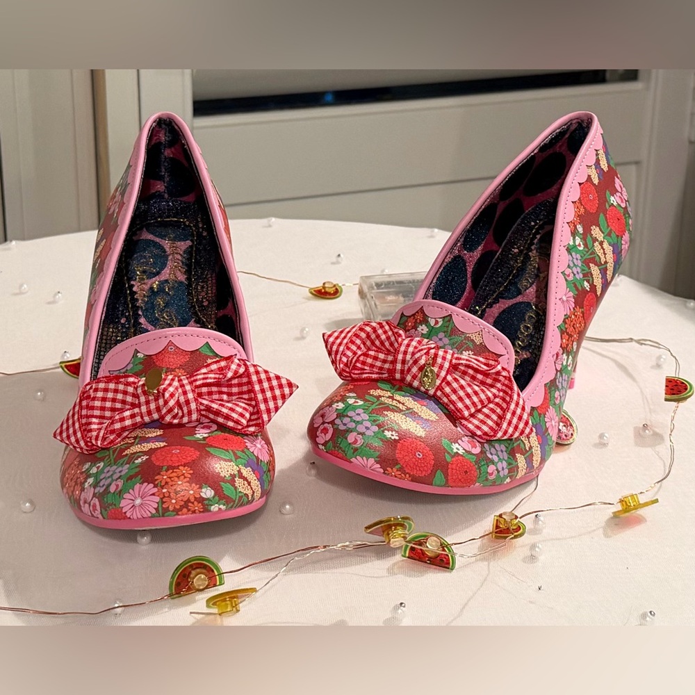 Sold Out Rare HTF Retired Irregular Choice Kanjanka Statement Heels, size 8/39 - Picture 12 of 17